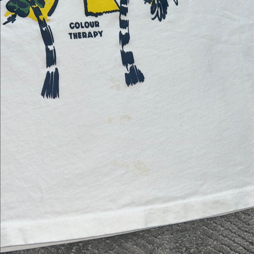 FARM Rio Color Therapy Yellow Optimism T-Shirt Yellow Graphic Size Medium - Picture 11 of 11